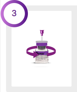   Fortynningsinstruksjoner ved bruk av hetteglass Allergan enheter